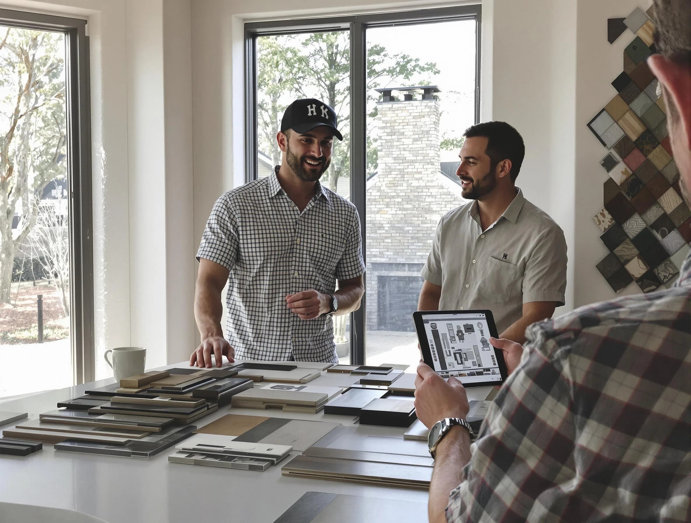 Bonanza Chimney Sweep remodeling a chimney and fireplace in Bonanza, GA